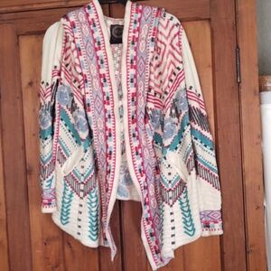 Johnny Was Biya Embroidered Jacket S